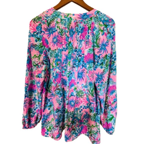 NWT Lilly Pulitzer Elsa Mandevilla Baby Paradise Petals Size XL - Picture 5 of 7